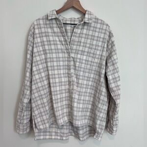 Madewell Corduroy Oversized Boyfriend Shirt